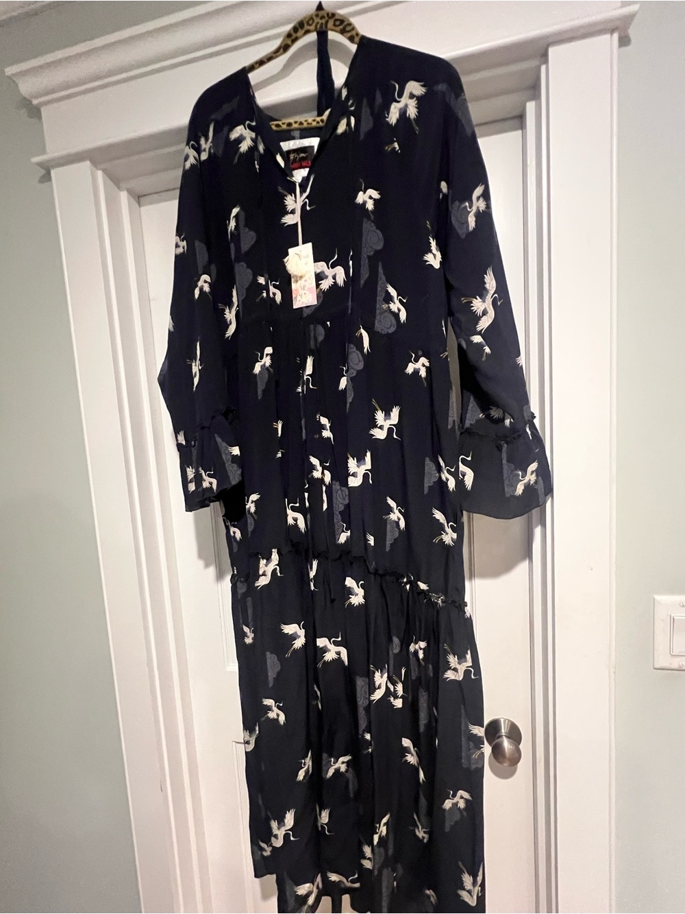 Johnny Was - Vintage Biya - Crane Maxi Dress - Sz. L - Picture 4 of 8